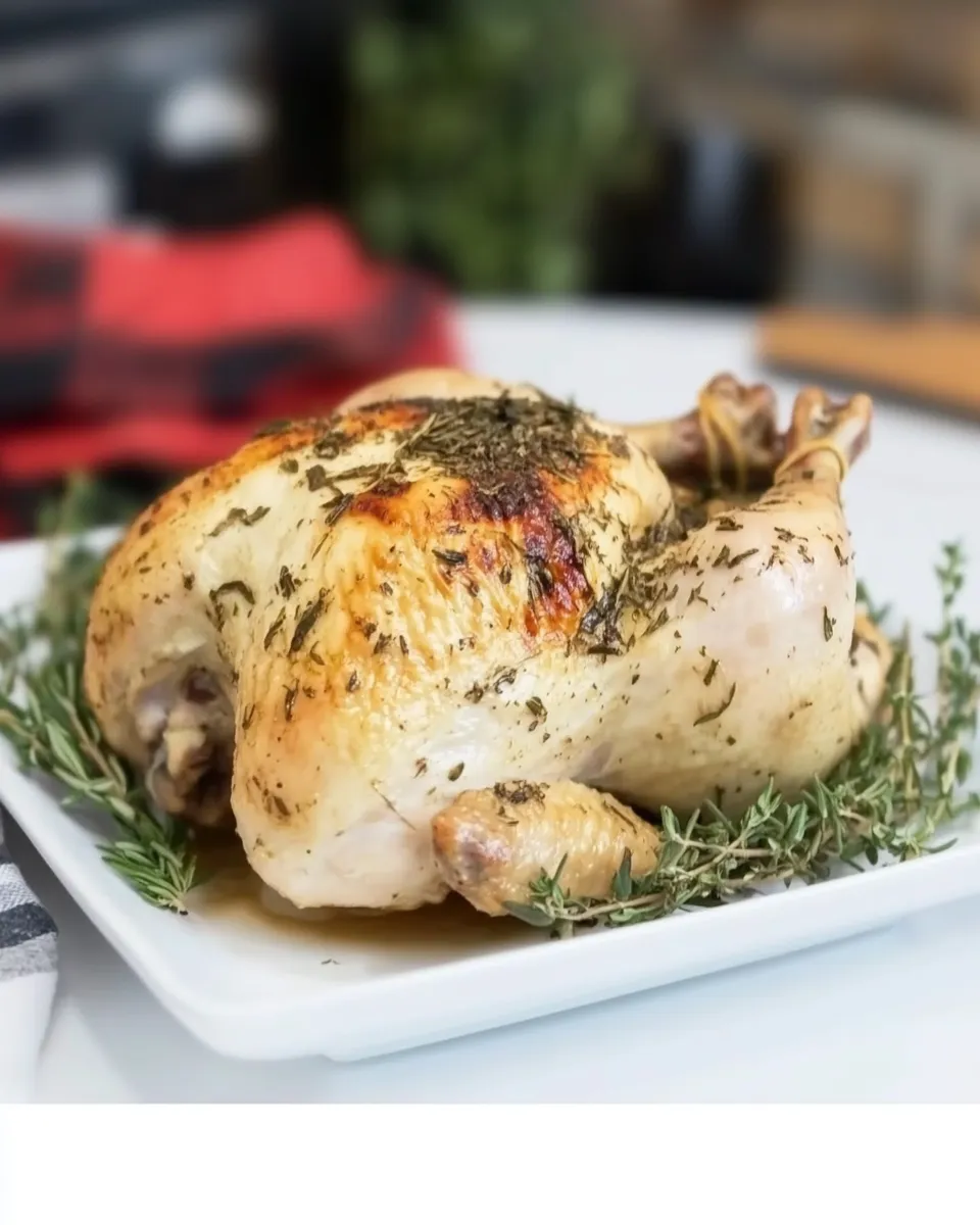Healthy Crock Pot Rotisserie Chicken recipe photo