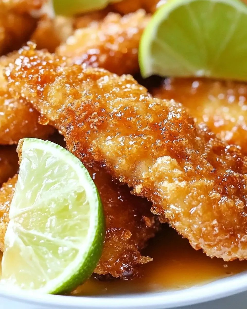 Homemade Crunchy Honey Lime Chicken Recipe photo