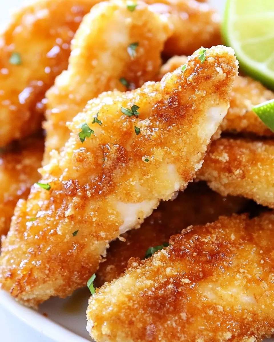Delicious Crunchy Honey Lime Chicken Recipe image