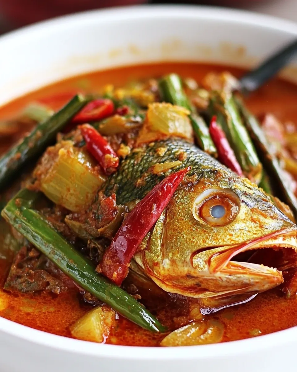 Homemade Curry Fish Head photo
