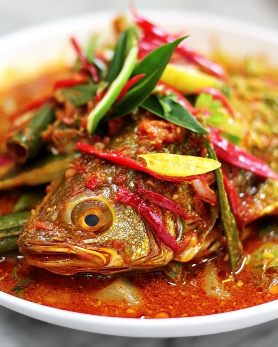 Easy Curry Fish Head recipe photo