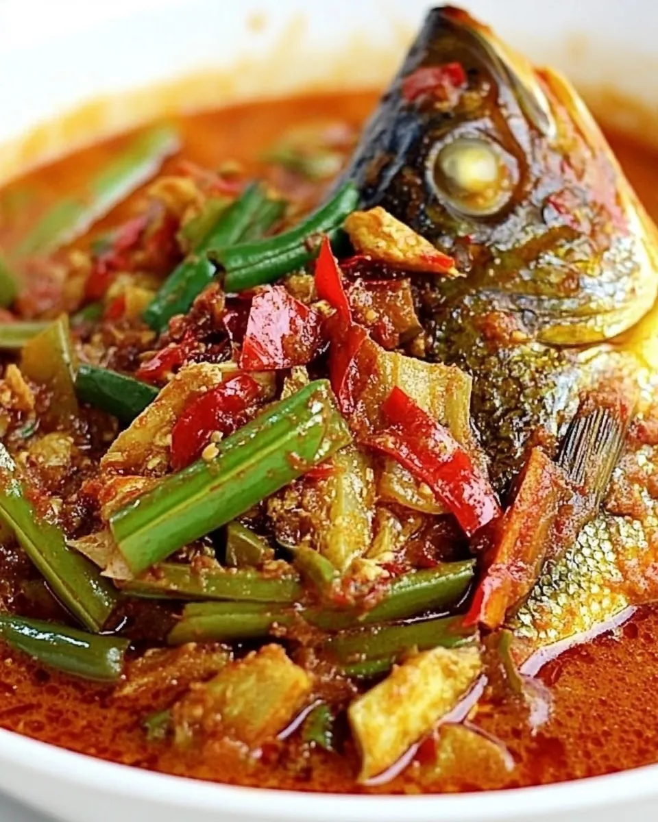 Delicious Curry Fish Head shot