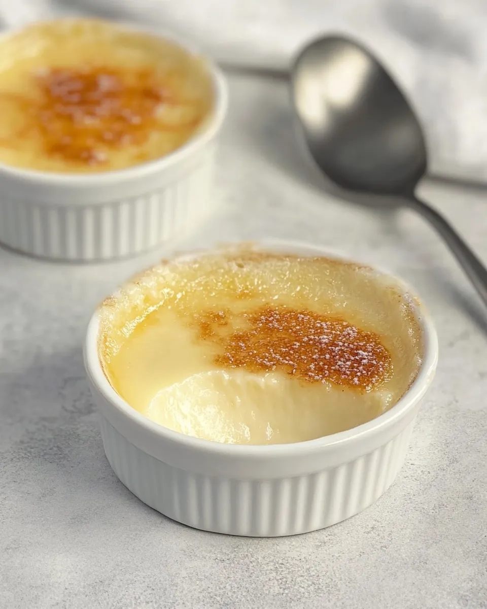 Easy Dairy-Free Crme Brle recipe photo