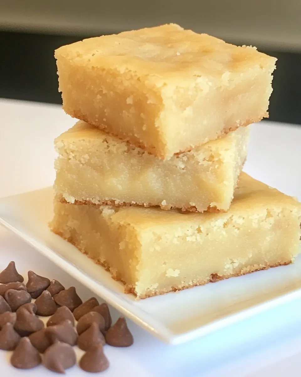 Easy Dairy-free Blondies recipe photo