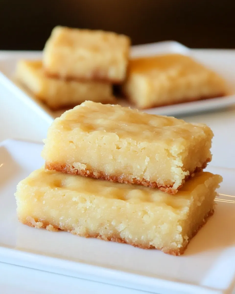 Delicious Dairy-free Blondies shot