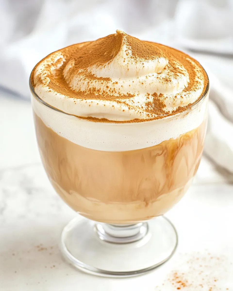 Easy Dalgona Coffee shot