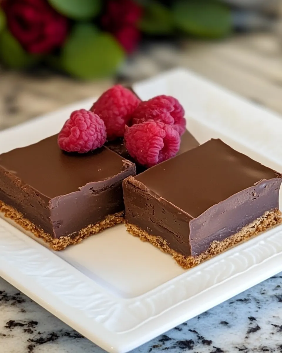 Homemade Dark Chocolate Mousse Bars photo