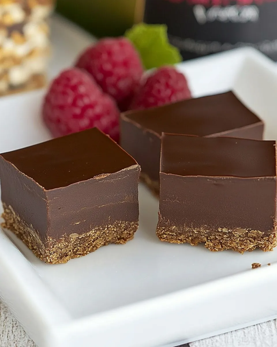 Classic Dark Chocolate Mousse Bars image