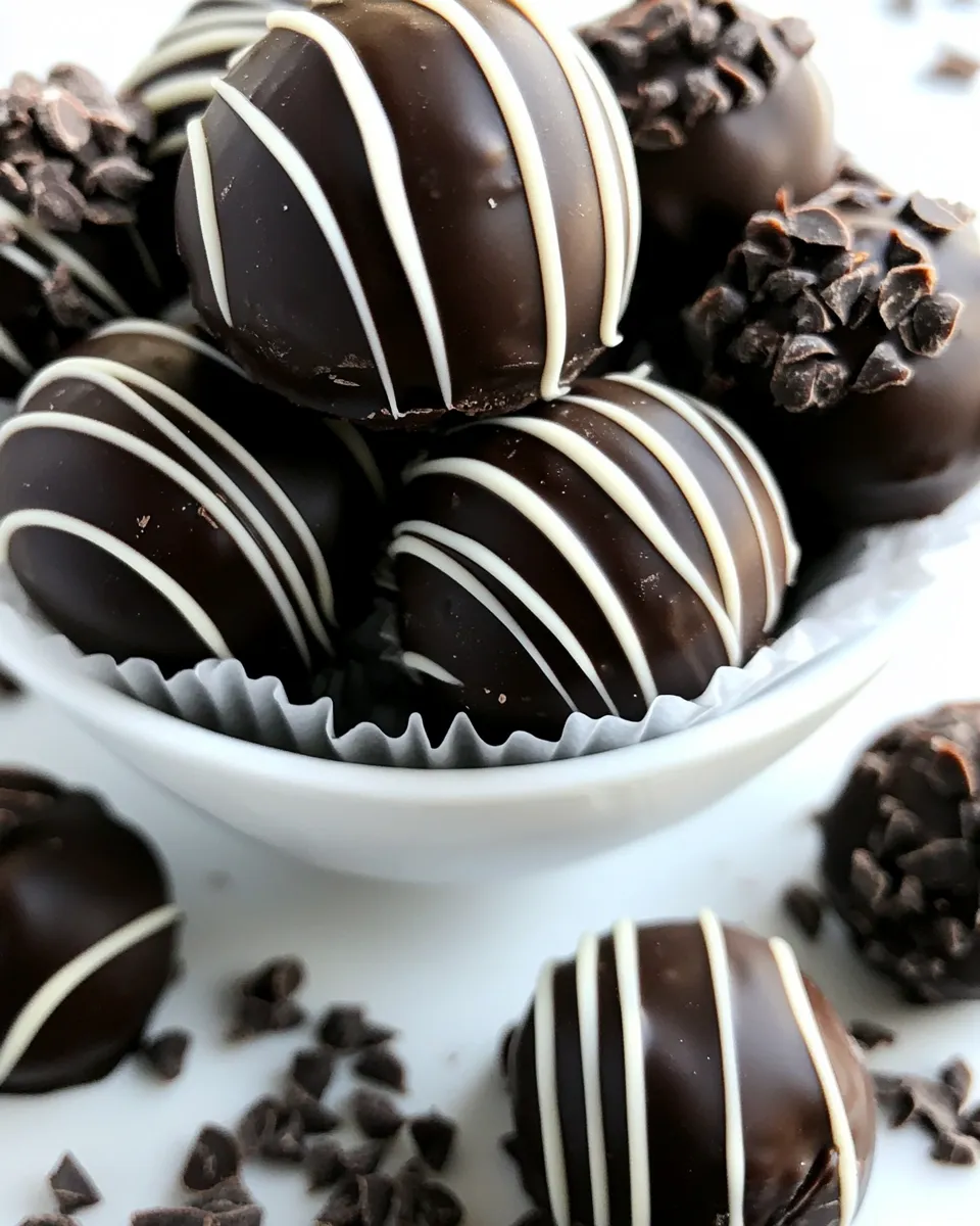 Easy Dark Chocolate Truffles image