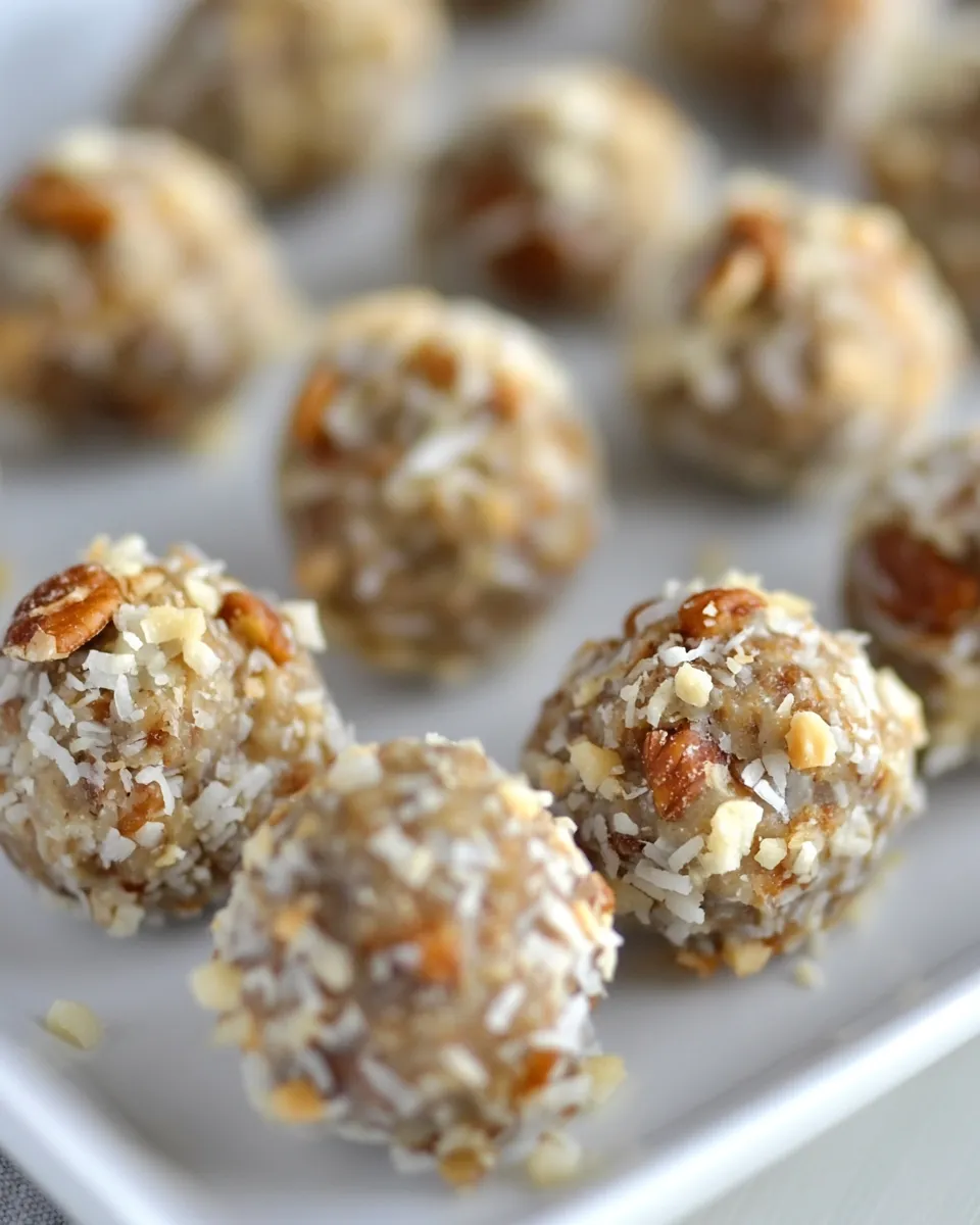 Classic Date, Coconut & Walnut Truffles image