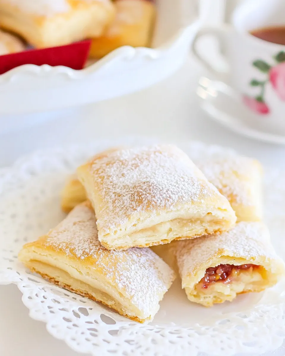 Homemade Deditos de Novia (Sugar-Coated Guava Biscuits) photo