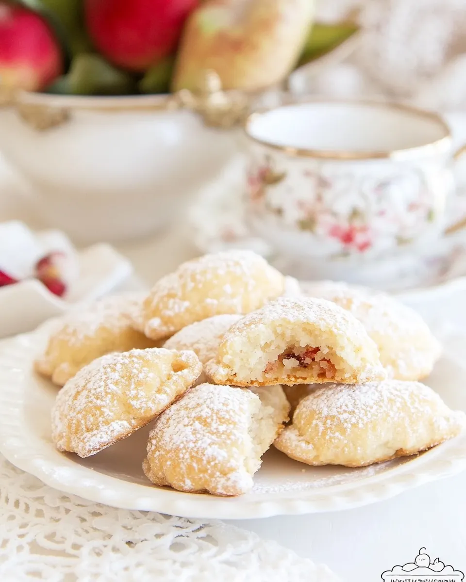 Easy Deditos de Novia (Sugar-Coated Guava Biscuits) recipe photo