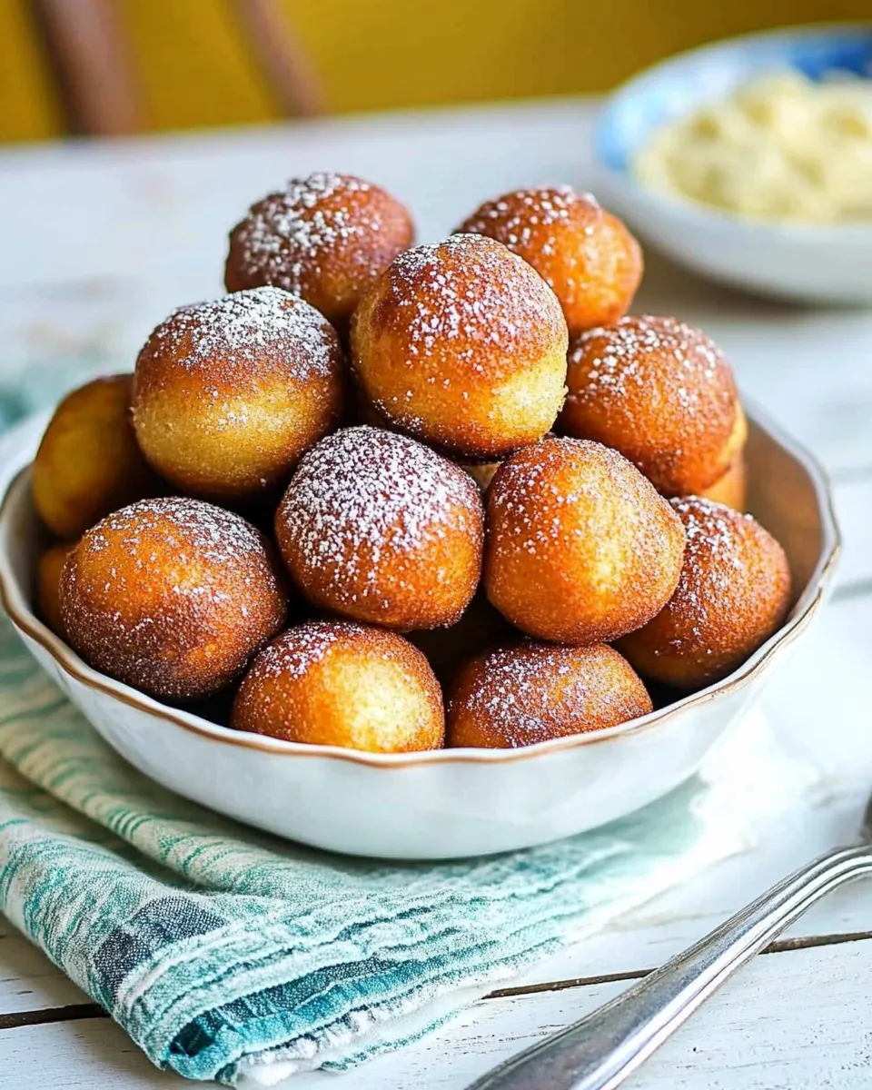 Tasty Dennys Pancake Puppies: Bite-Sized Breakfast Bliss food shot