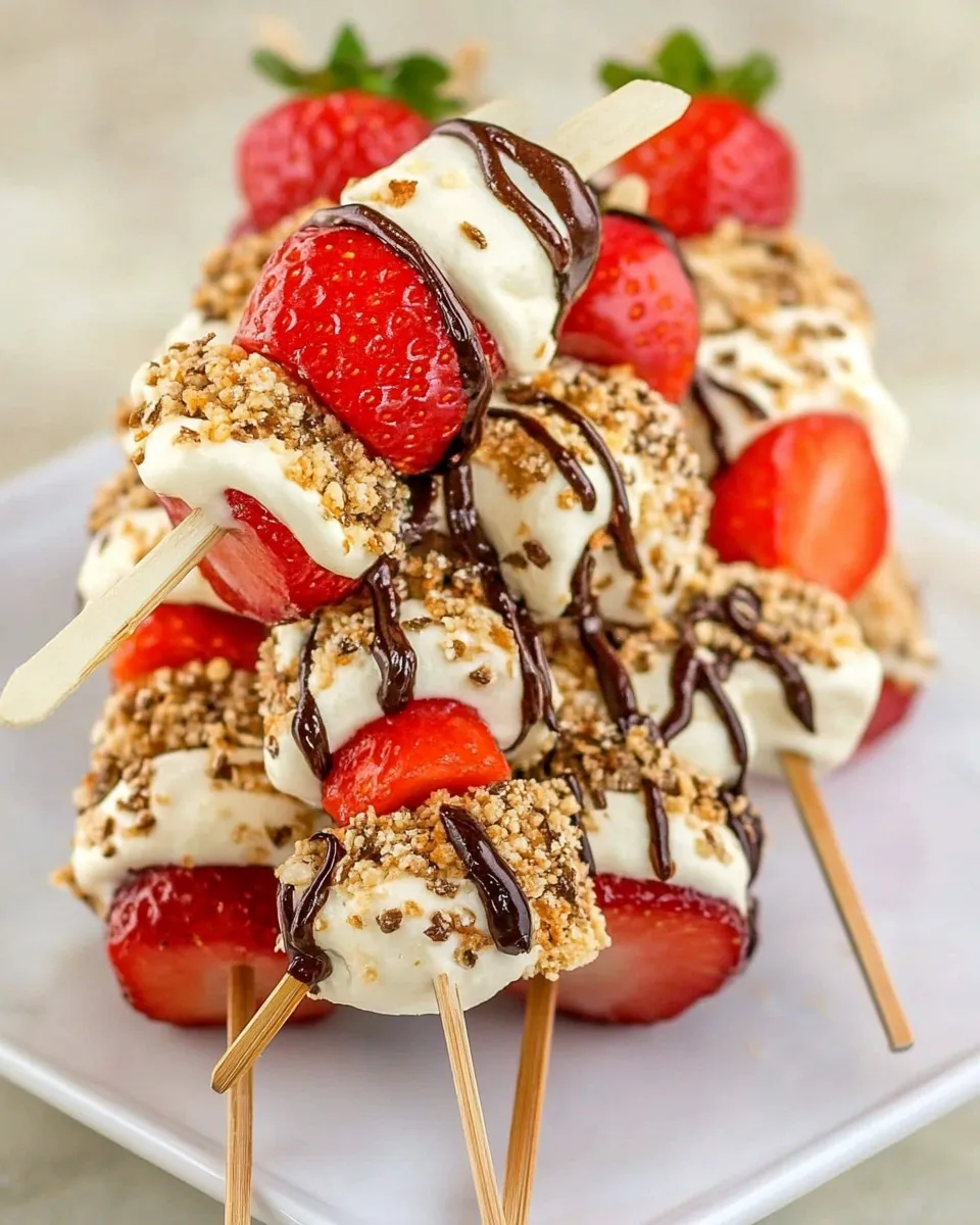 Delicious Dessert Kabobs shot