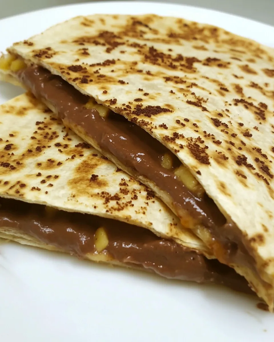 Homemade Dessert Quesadillas. picture