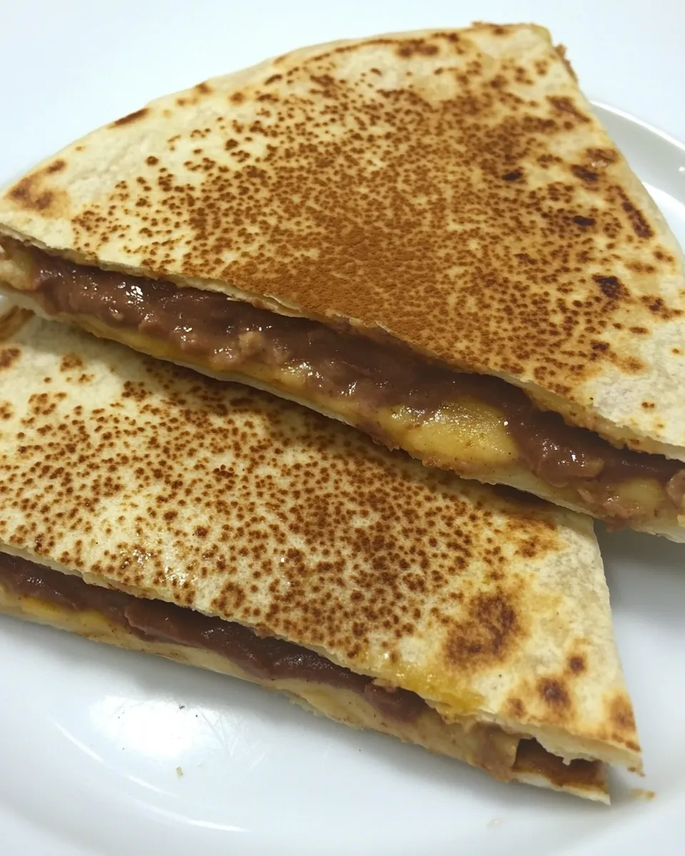 Simple Dessert Quesadillas. shot