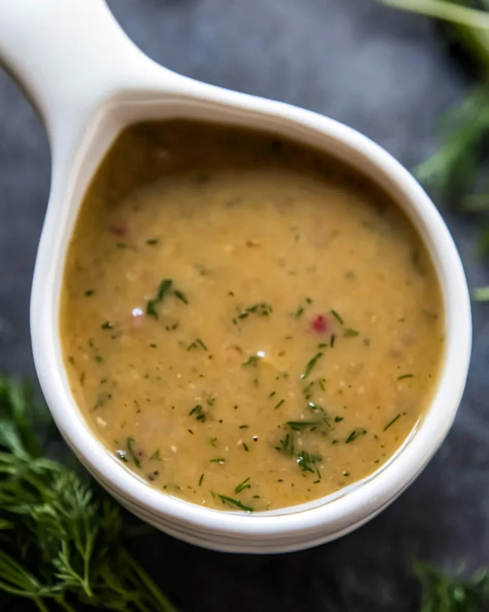 Delicious Dill Honey Mustard Sauce shot
