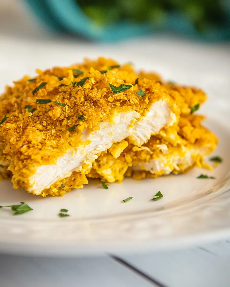 Savory Dorito Chicken dish photo