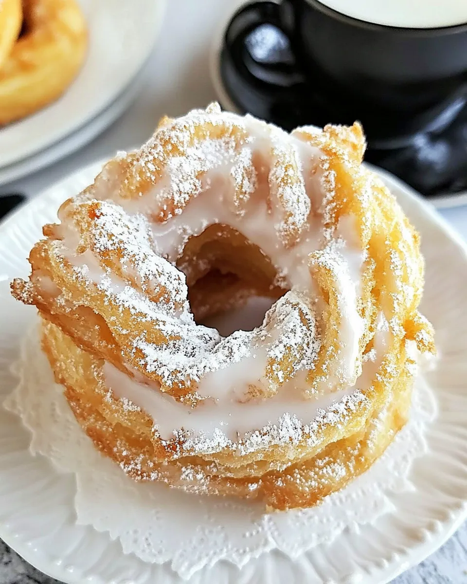 Easy Dunkin Donuts French Cruller (Copycat) recipe photo