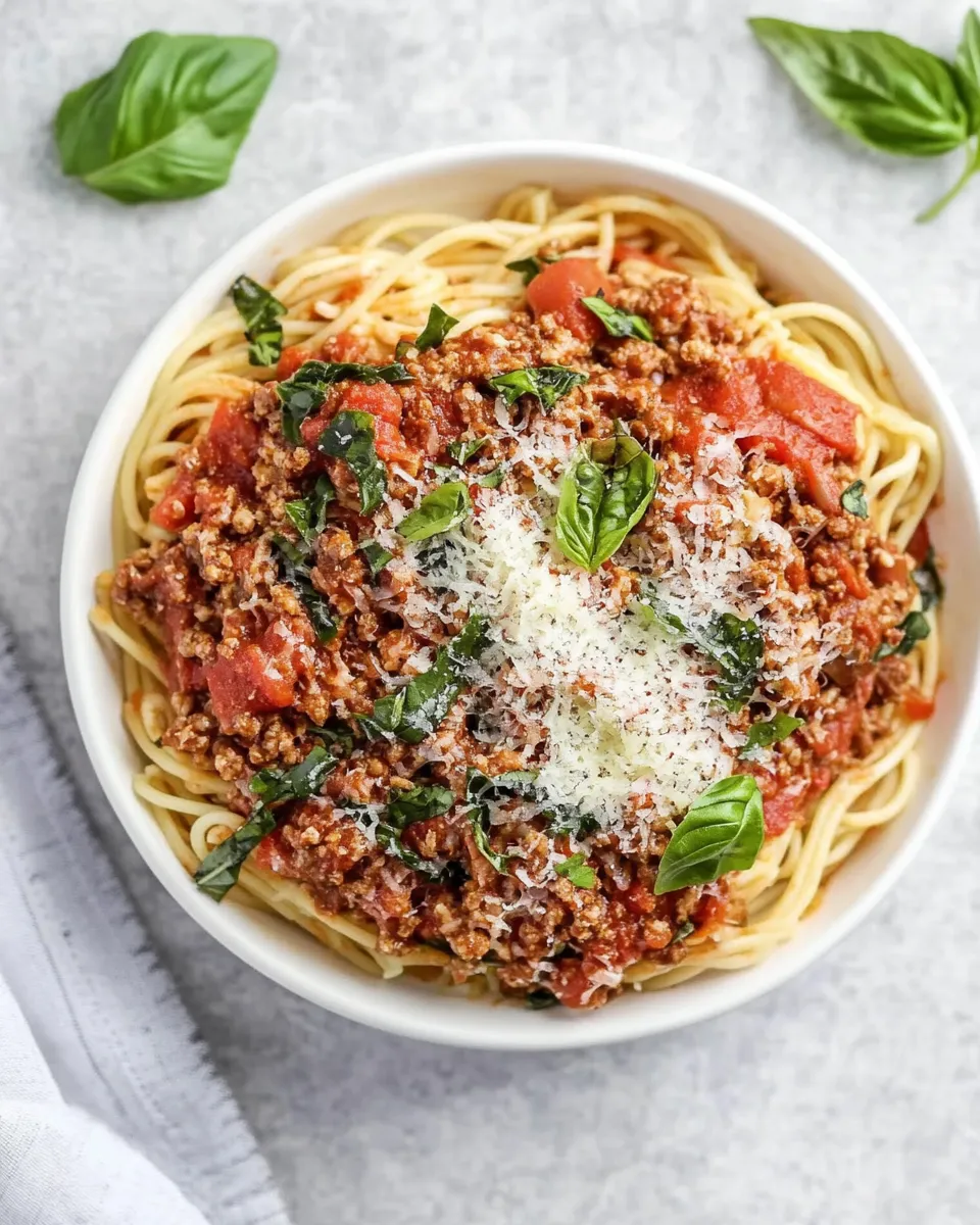 Homemade Easy 20 Minute Turkey Bolognese photo