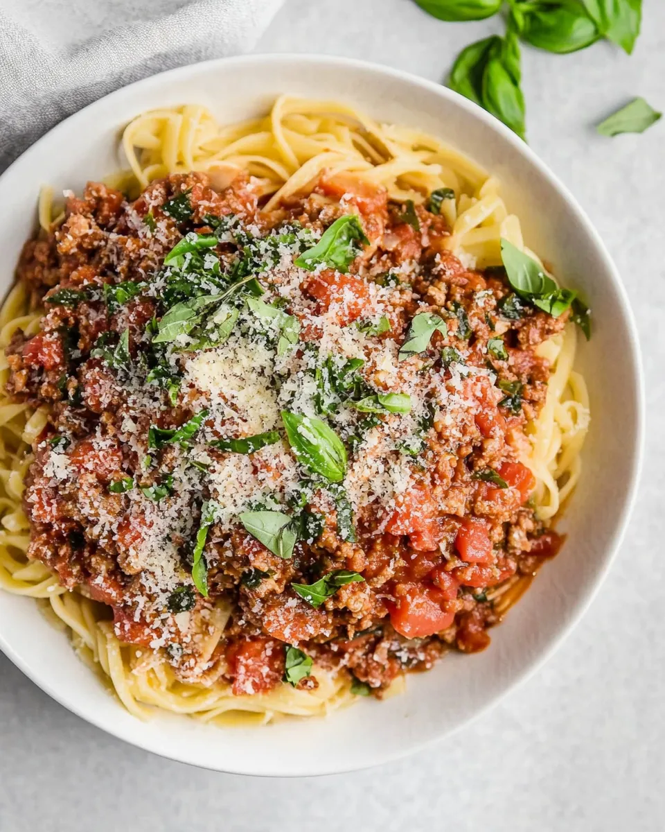 Classic Easy 20 Minute Turkey Bolognese image