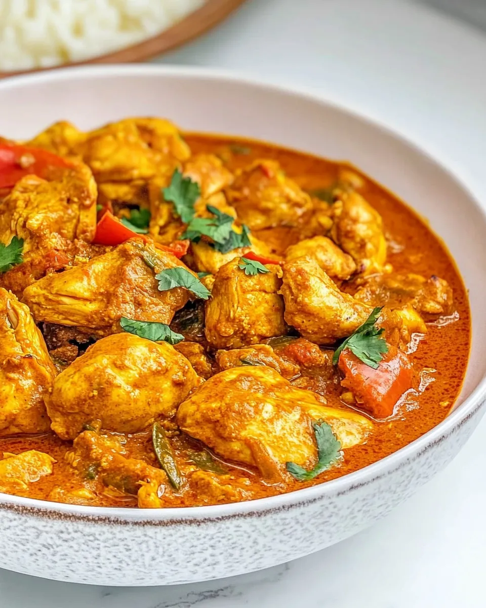 Delicious Easy 30 Minute Balti Chicken food shot
