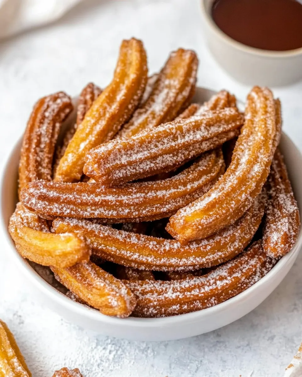 Delicious Easy Baked Churros recipe photo