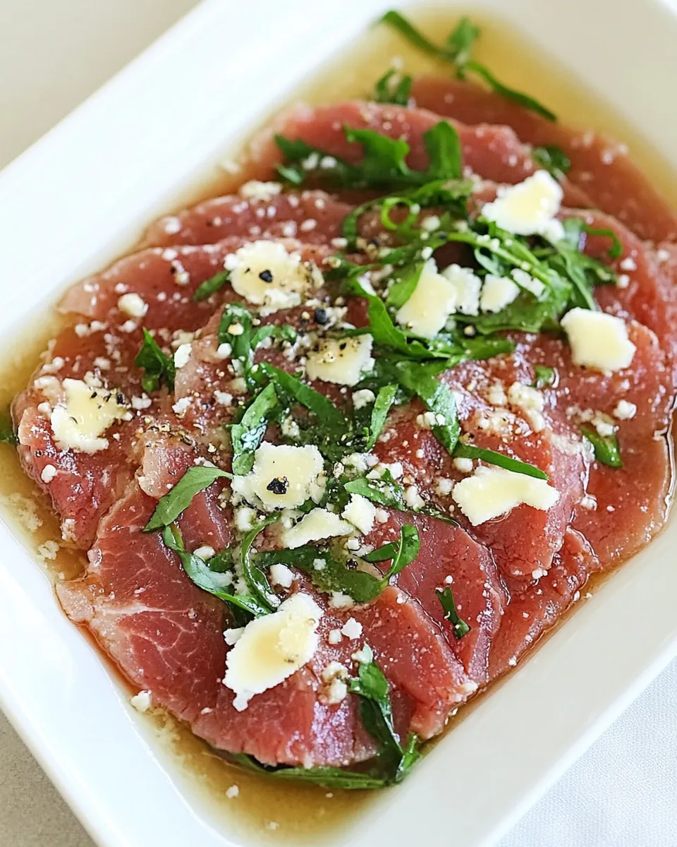 Classic Easy Beef Carpaccio image