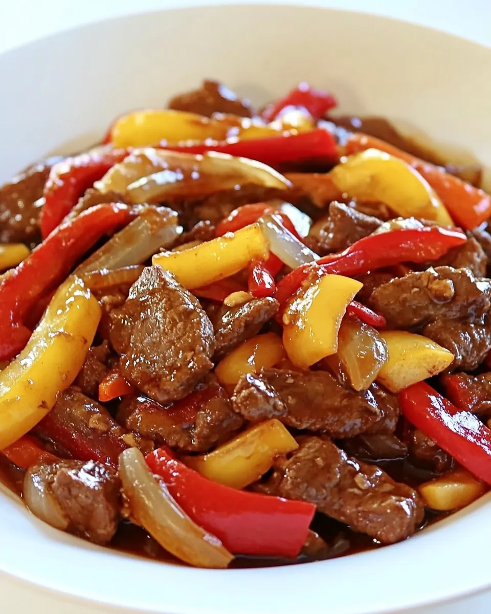 Delicious Easy Beef Stir-Fry food shot