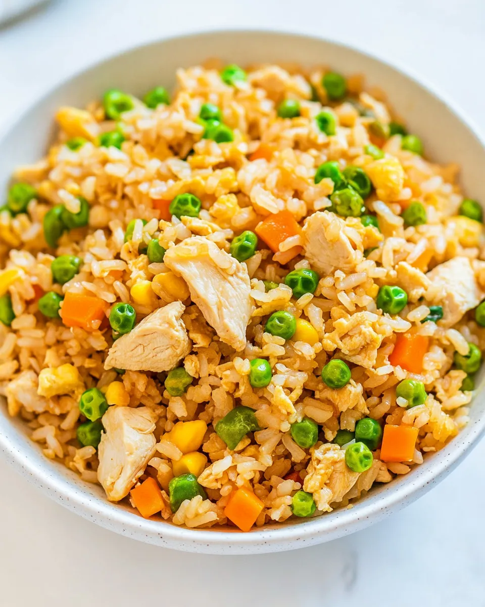 Delicious Easy Better-Than-Takeout Chicken Fried Rice shot