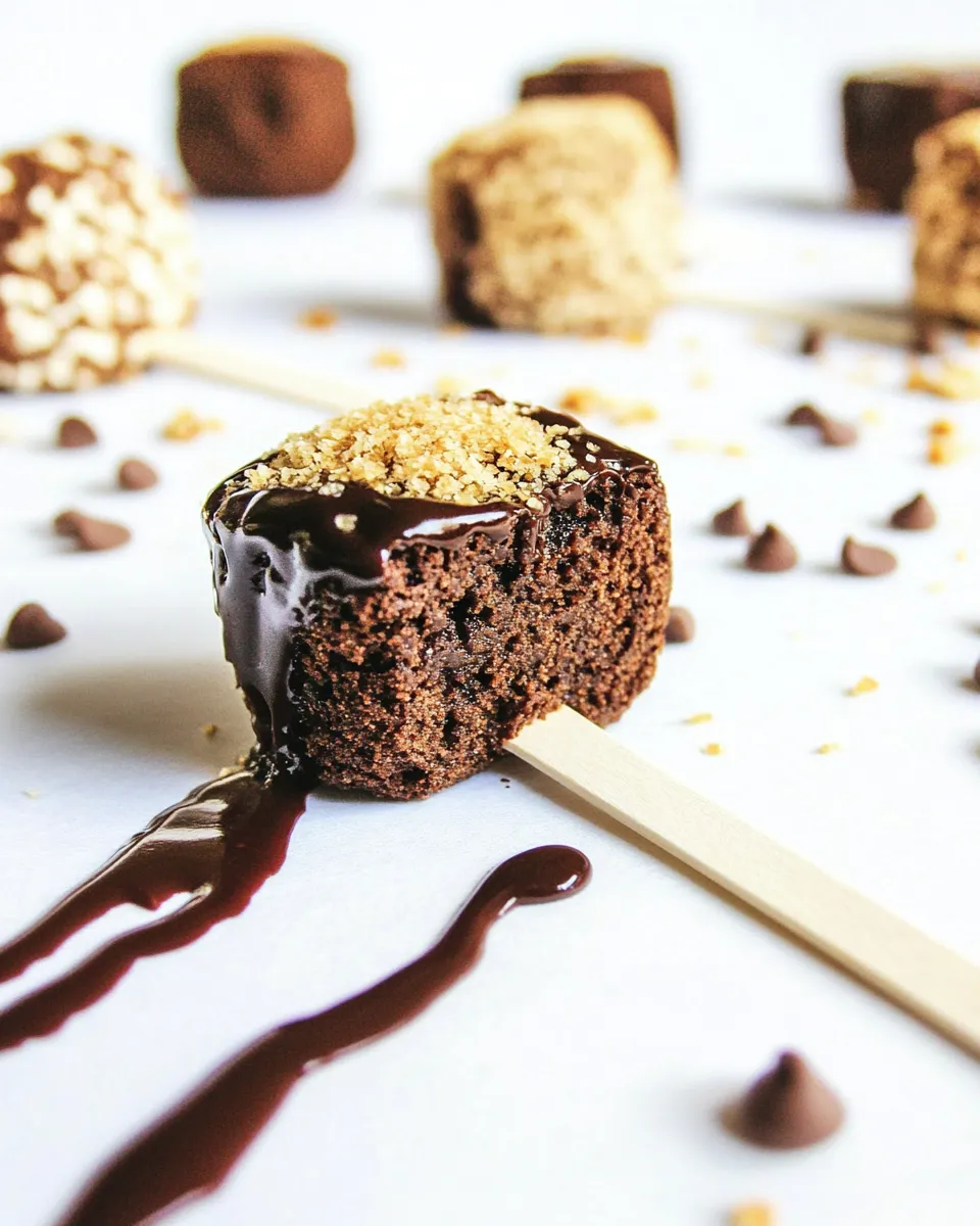 Classic Easy Brownie Pop Recipe image