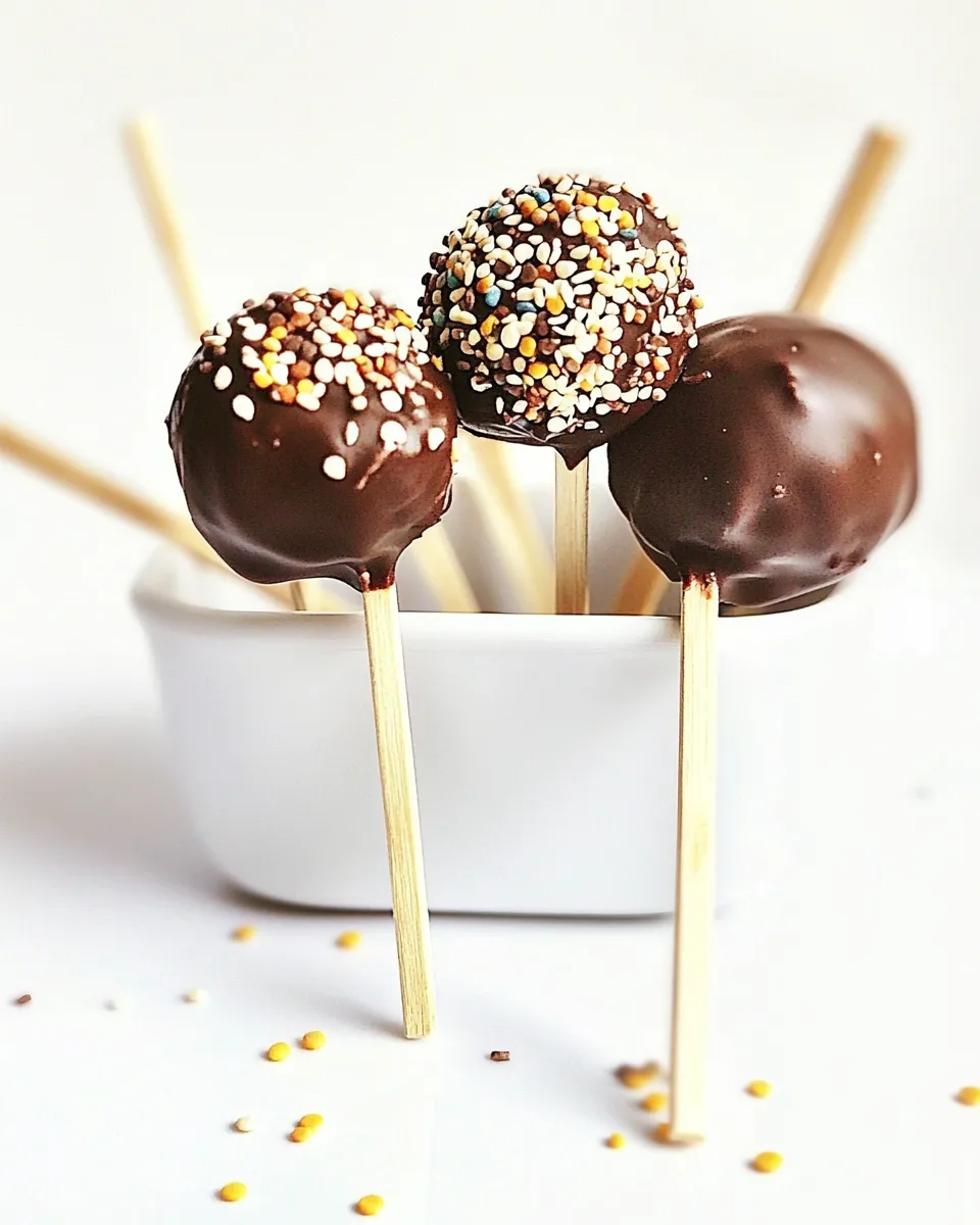 Delicious Easy Brownie Pop Recipe shot