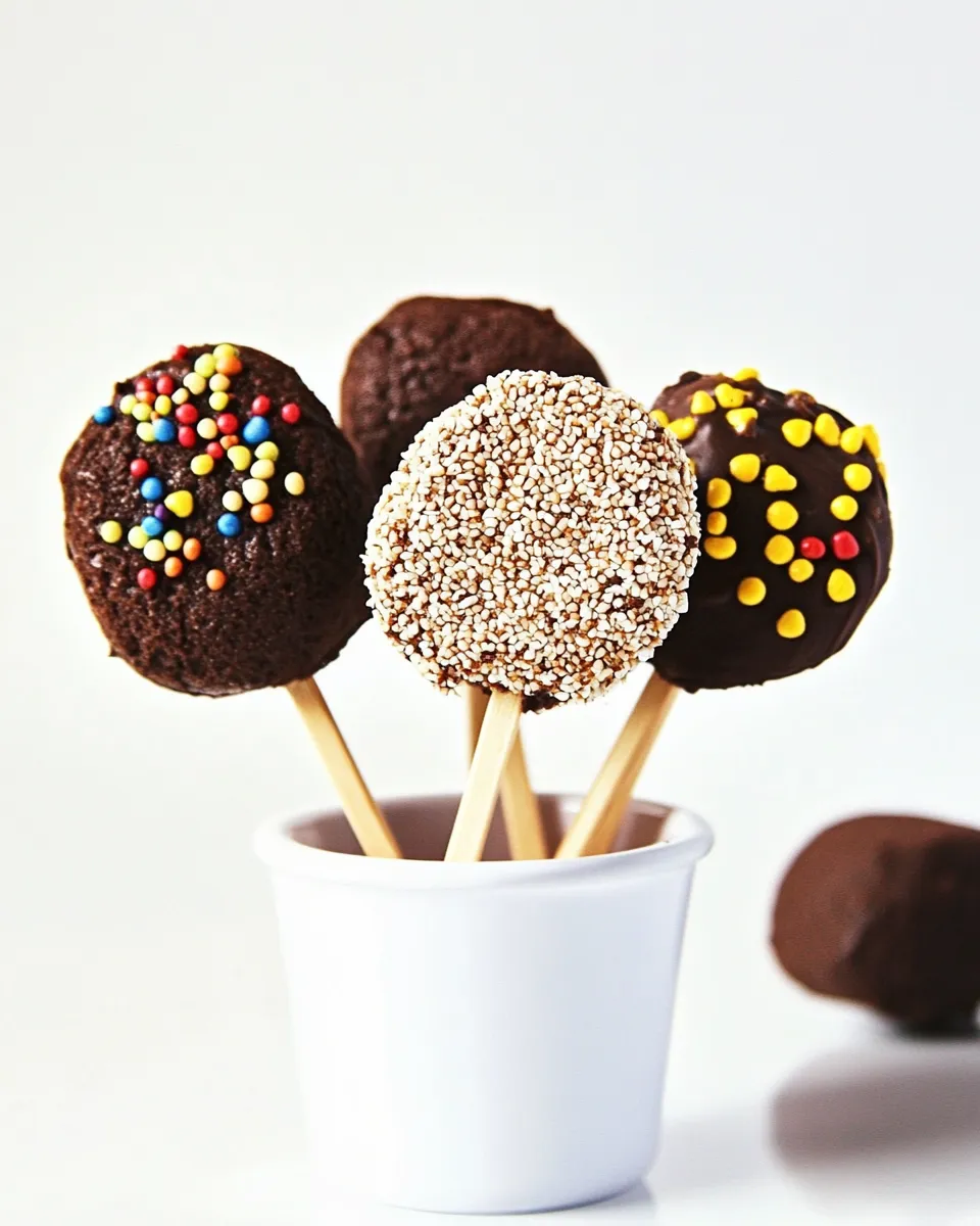 Quick Easy Brownie Pop Recipe dish photo