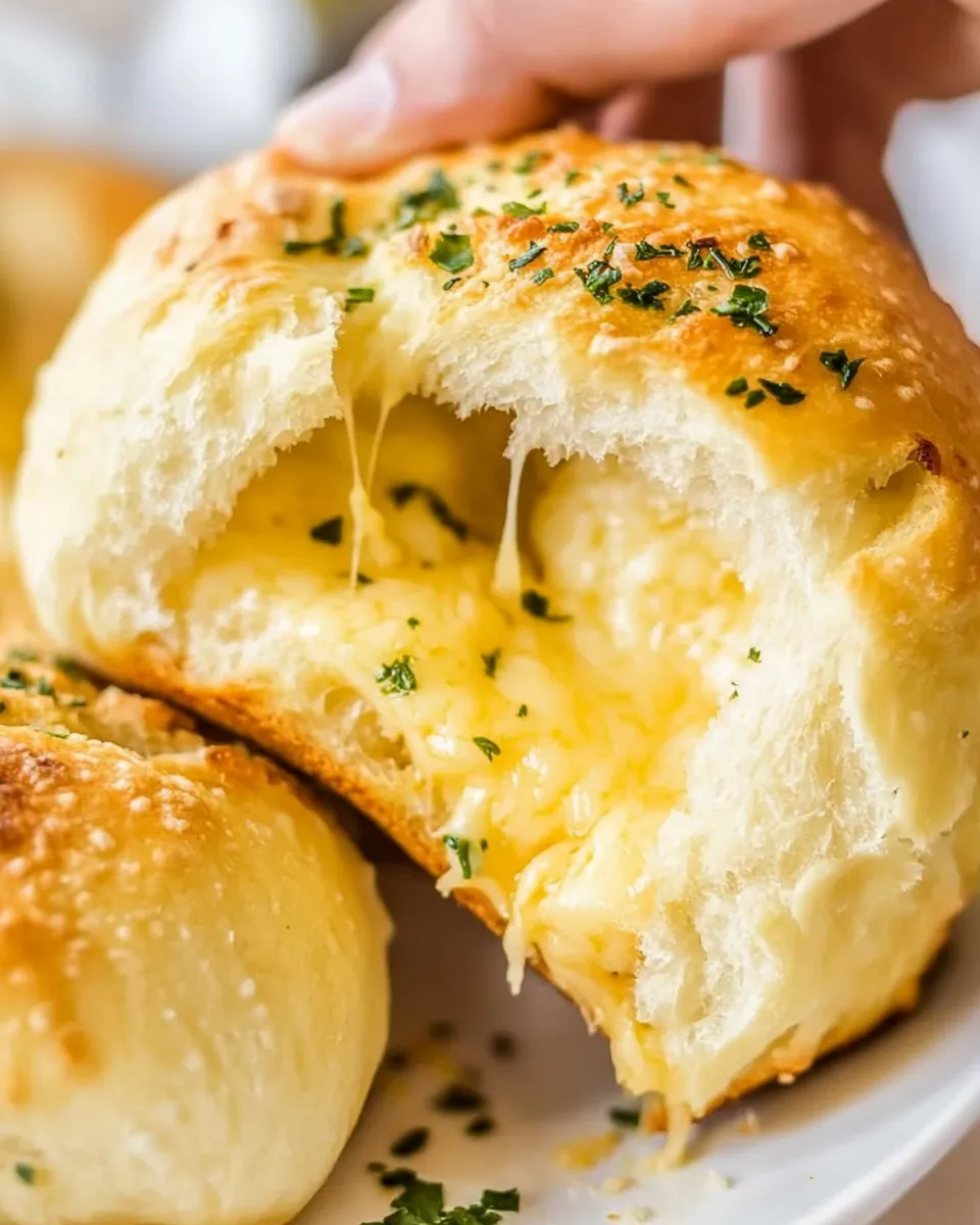 Quick Easy Cheese Bomb Bread shot