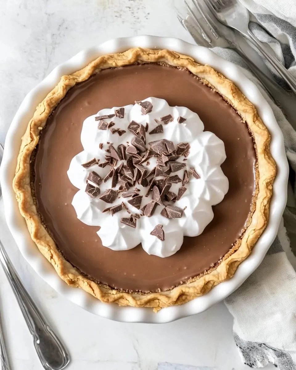 Classic Easy Chocolate Cream Pie image