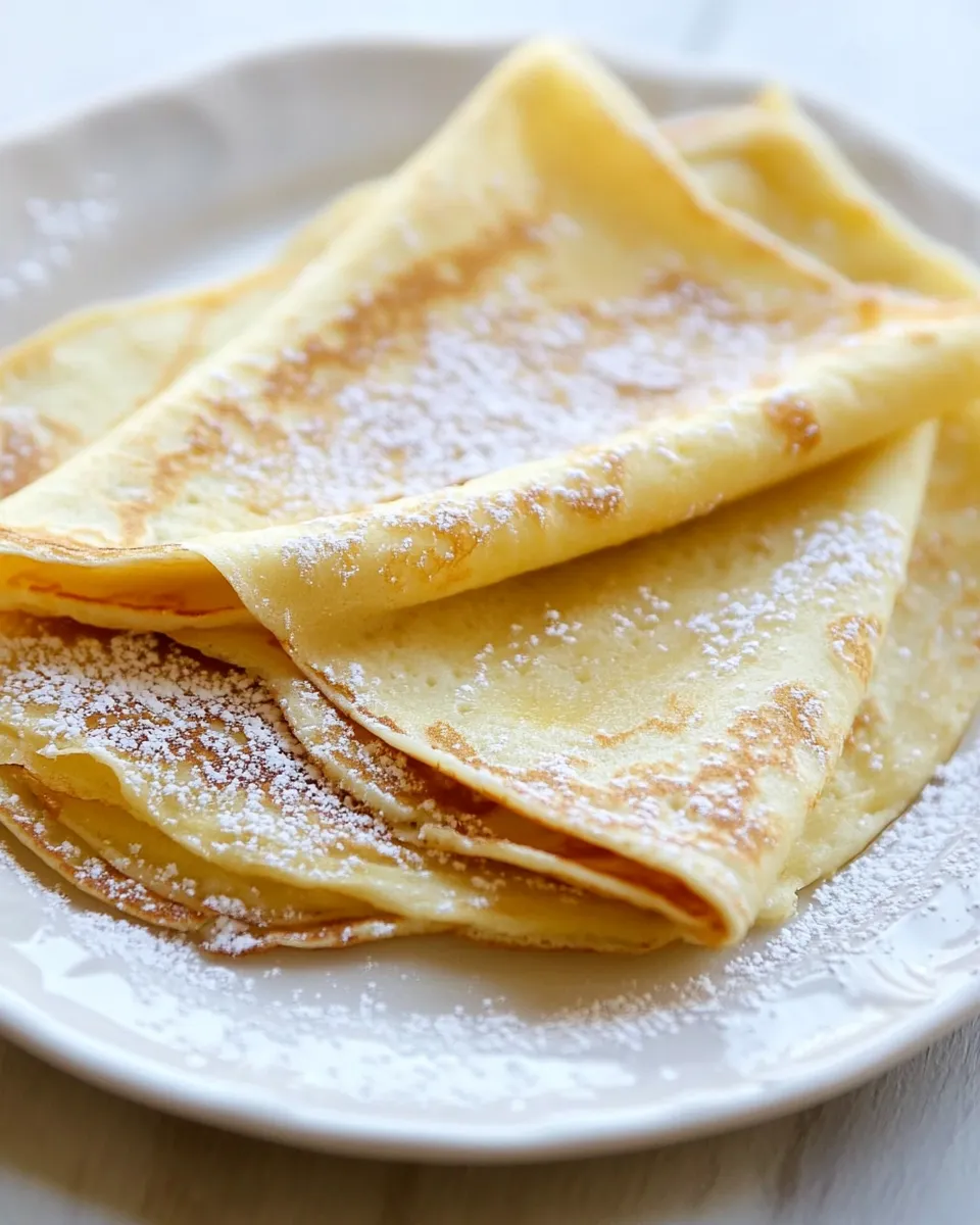 Delicious Easy Crepes Recipe (Better Than Paris!) shot