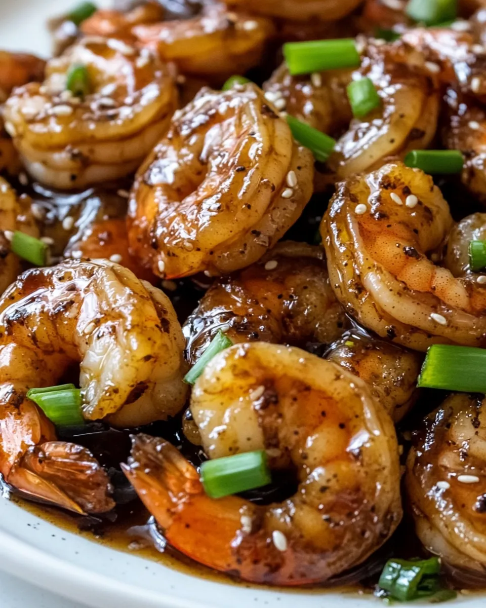 Savory Easy Hoisin Shrimp shot