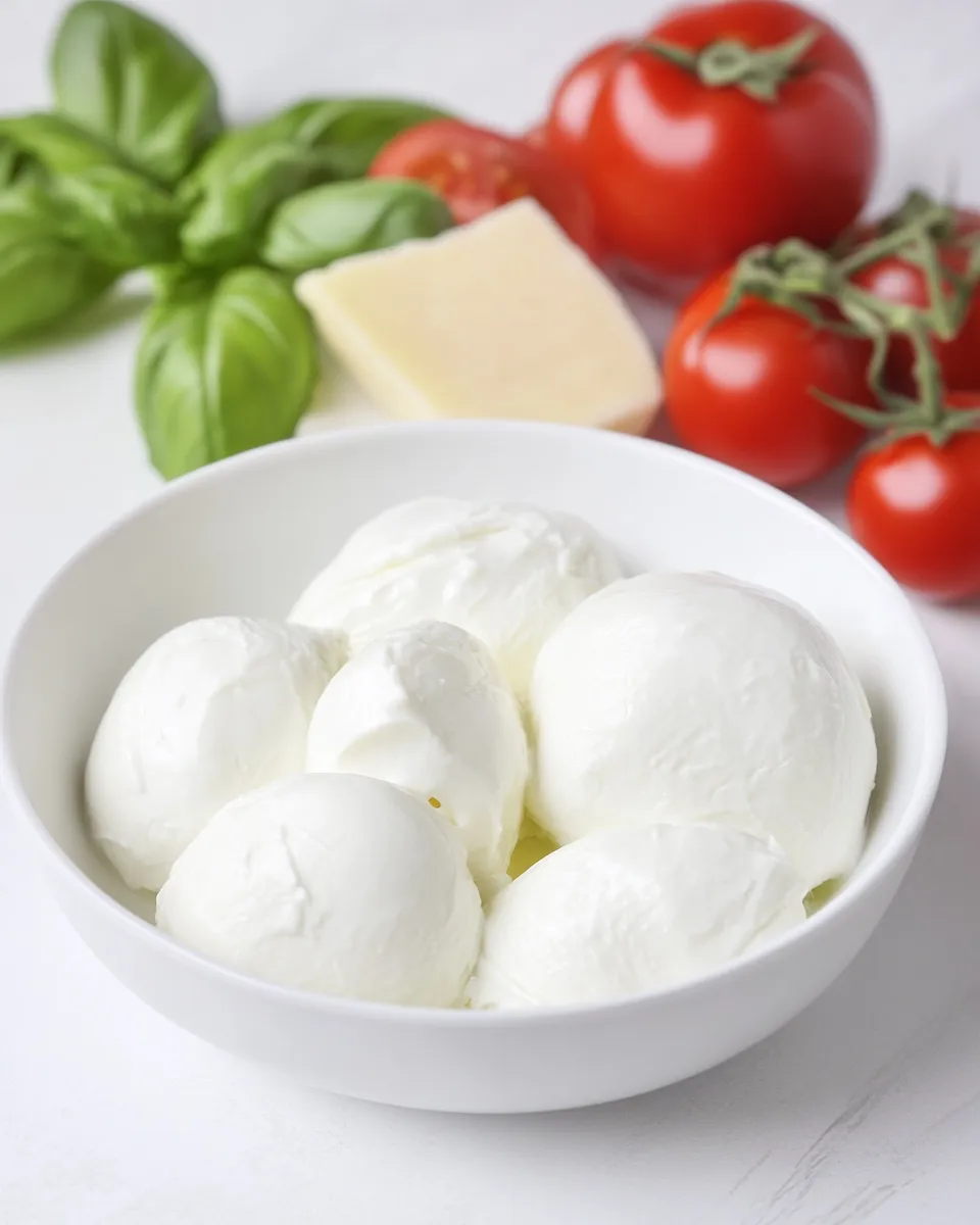 Quick Easy Homemade Mozzarella shot