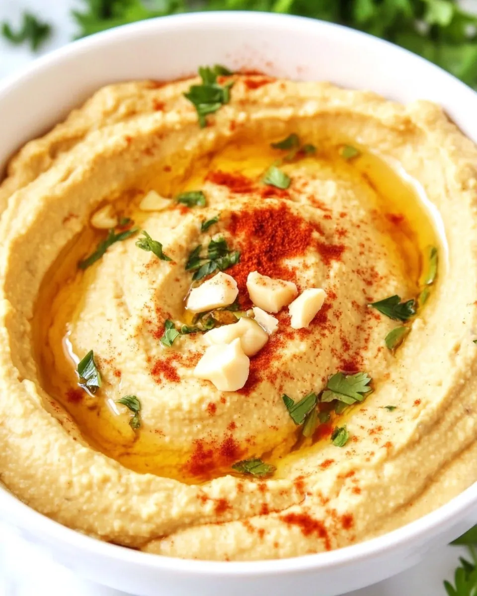 Classic Easy Hummus without Tahini image