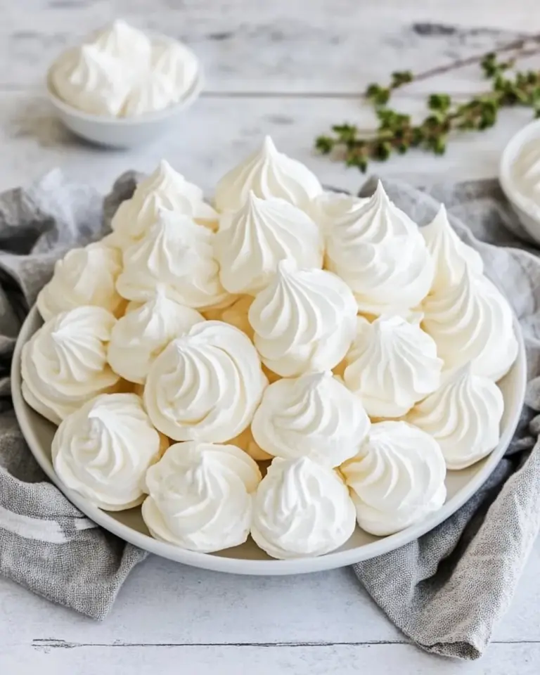 Homemade Easy Meringue Cookies photo