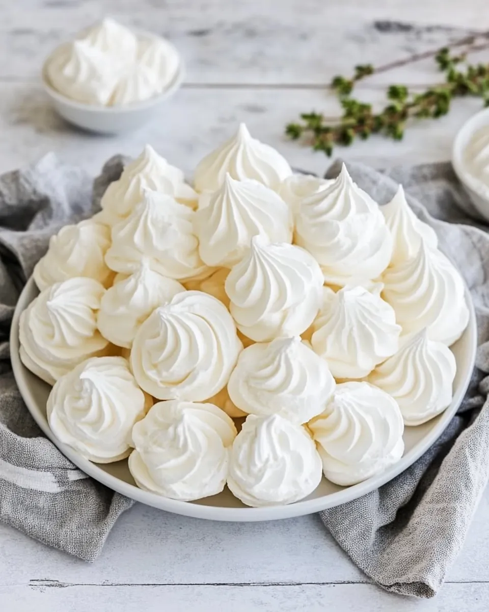 Homemade Easy Meringue Cookies photo