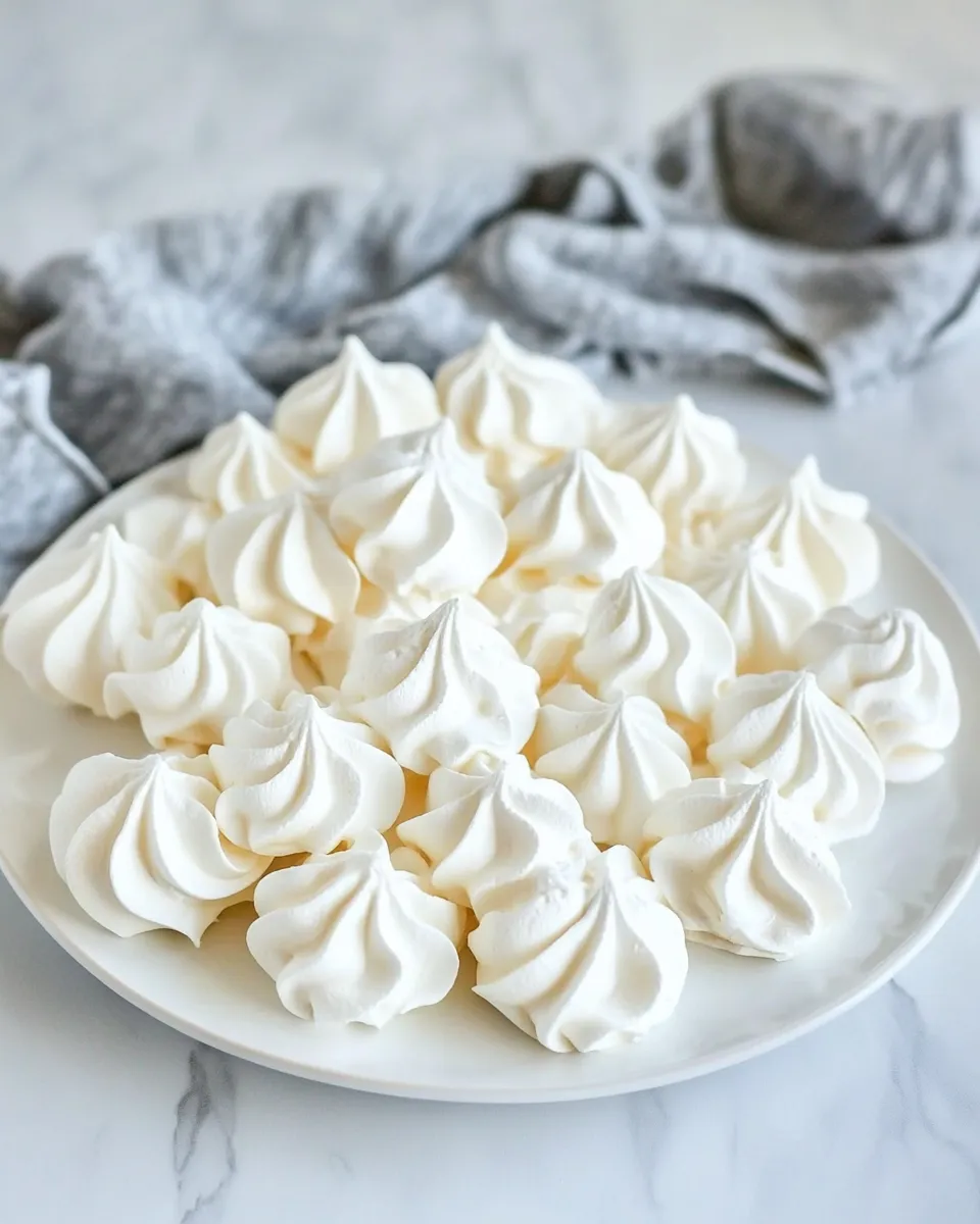 Delicious Easy Meringue Cookies recipe photo