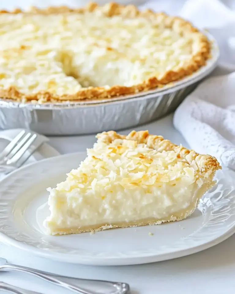 Homemade Easy Old-Fashioned Coconut Cream Pie photo