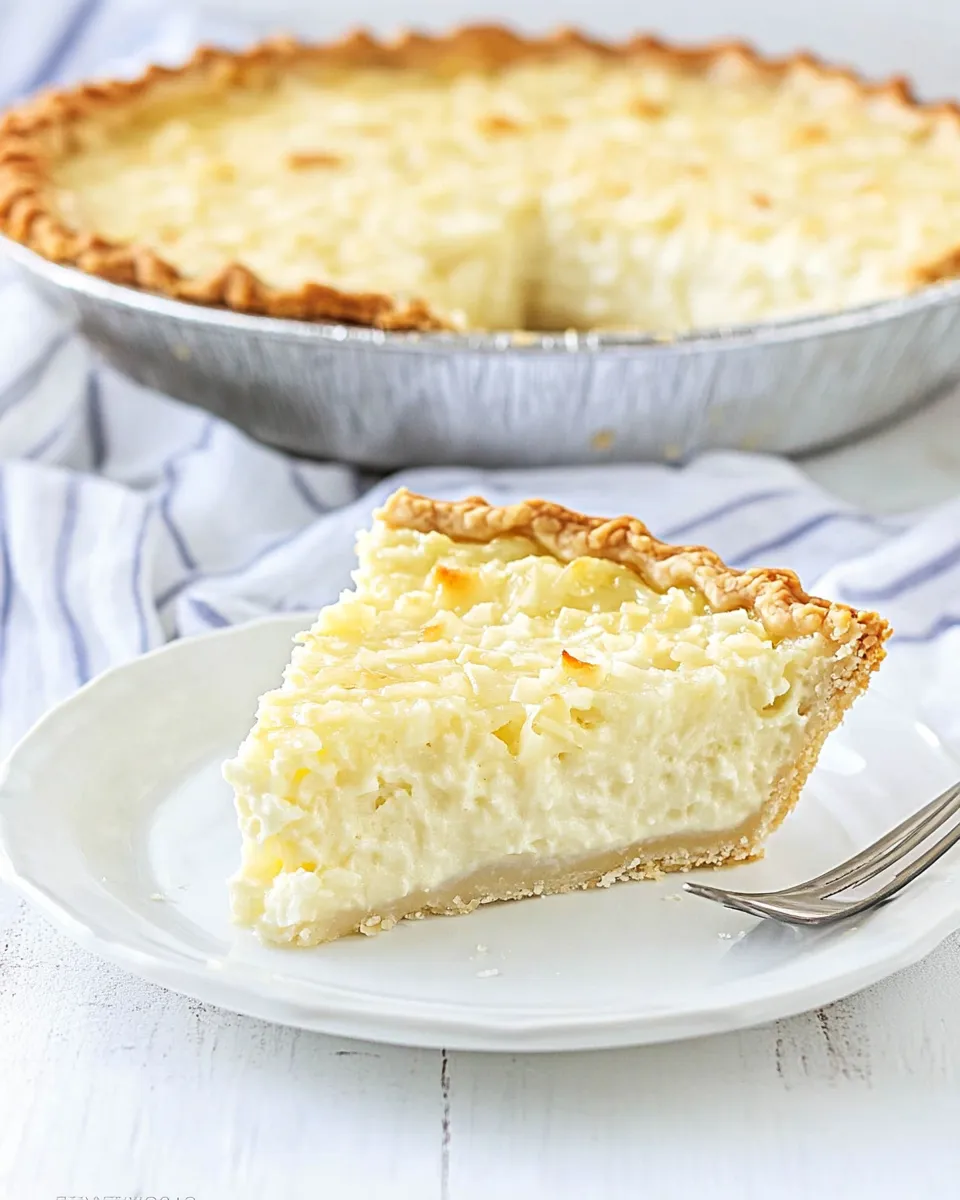 Classic Easy Old-Fashioned Coconut Cream Pie image