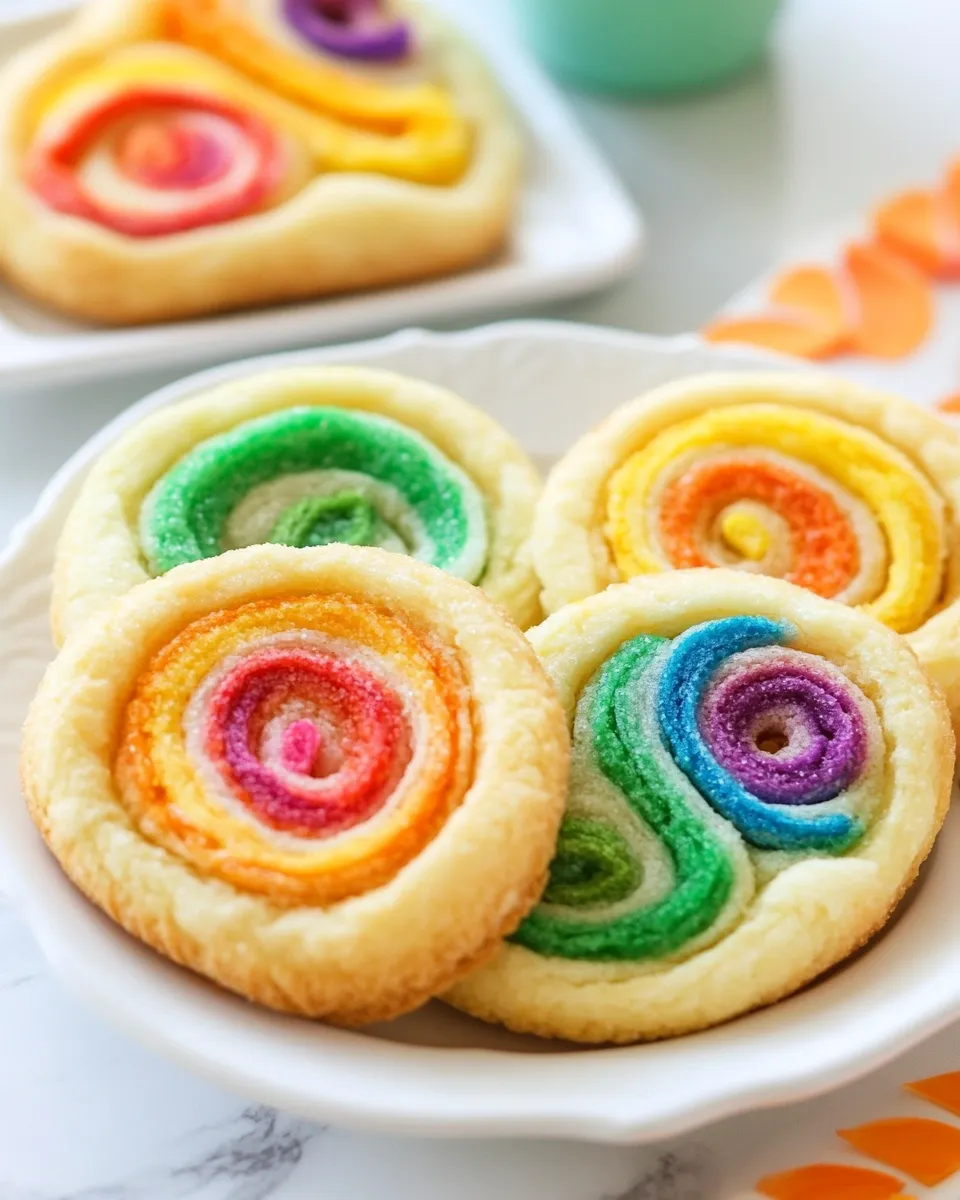 Delicious Easy Palmiers (Rainbow Palmiers) recipe photo