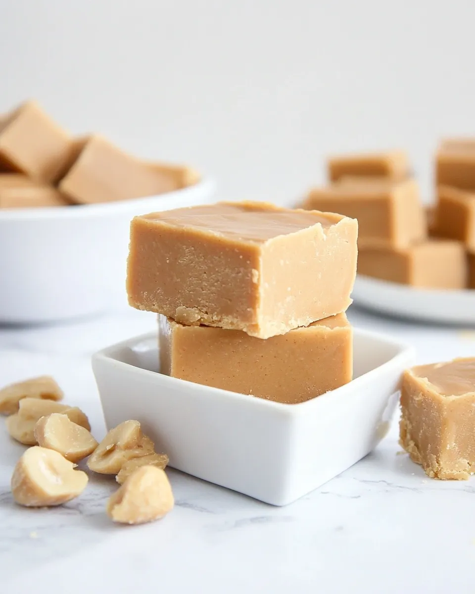 Quick Easy Peanut Butter Fudge Recipe dish photo