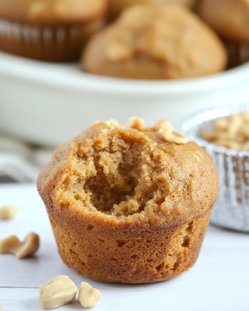 Homemade Easy Peanut Butter Muffins photo