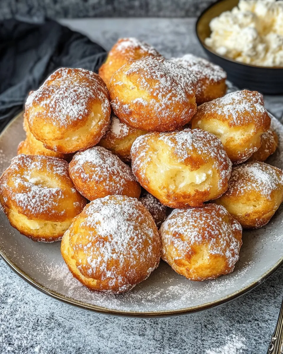 Delicious Easy Ricotta Zeppole (Italian Donuts) recipe photo