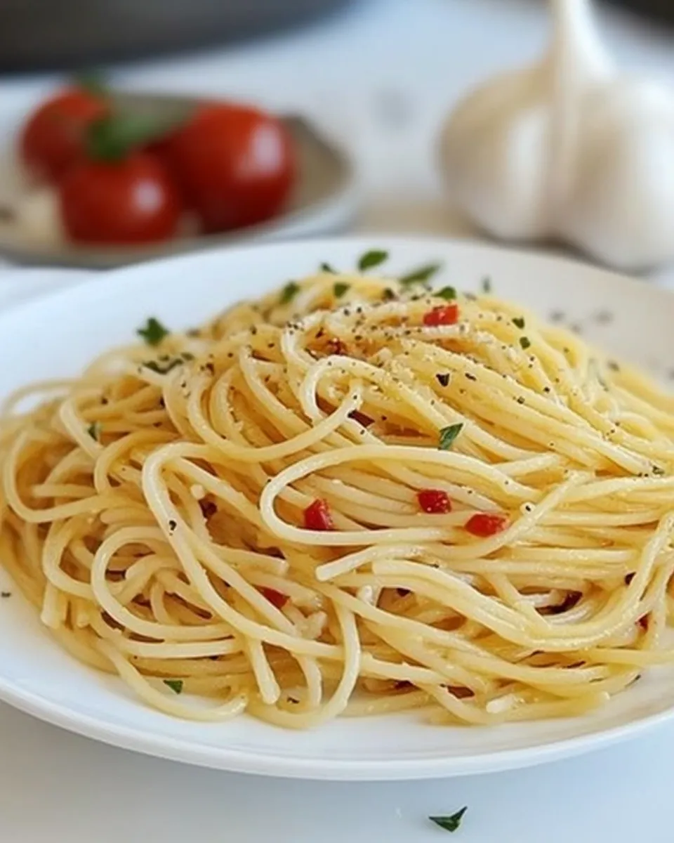 Quick Easy Spaghetti shot