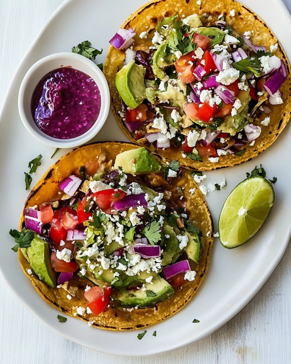 Quick Easy Tostadas shot